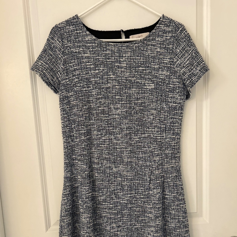 Loft blue dress size 6